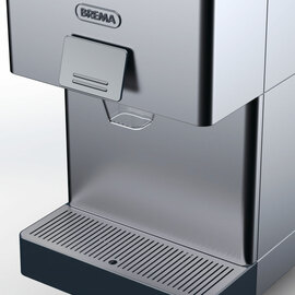BREMA ice dispenser, integrated container, 90 kg/24 h, crushed ice product photo  S