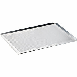 4-edge baking tray made of aluminum, perforated, 340x240 mm product photo