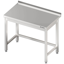 Work table without base, 400x600x850 mm, with bracing, with upstand, welded product photo