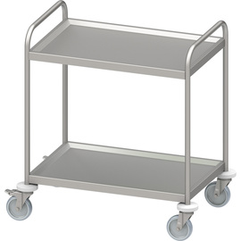 Serving trolley "PRO" with two shelves 800x500x950 mm, welded product photo