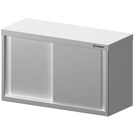 Wall cabinet with sliding doors, 800x400x600 mm, welded product photo