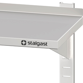 Wall shelf with brackets and wall rails, 600x400x400 mm, height adjustable, welded product photo  S