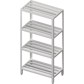 Shelving unit with height-adjustable grid shelves, 1200x700x1800 mm, self-assembly product photo