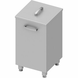 Waste bin, 350x350x680 mm, welded product photo
