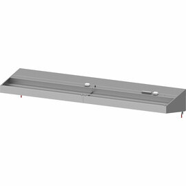 Wall hood "Basic Line", inclined shape 3600 mm x 1000 mm with flame protection filter type B product photo