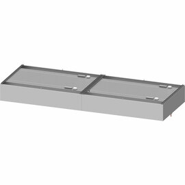 Ceiling hood "Basic Line", box shape 4500 mm x 2000 mm with flame protection filter type B product photo