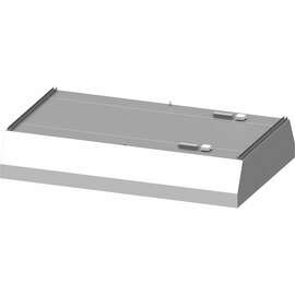 Ceiling hood "Basic Line", trapezoidal shape 2200 mm x 1600 mm with flame protection filter type B product photo