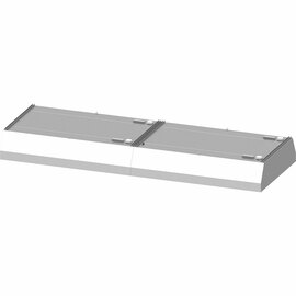 Ceiling hood "Basic Line", trapezoidal shape 5000 mm x 1600 mm with flame protection filter type B product photo