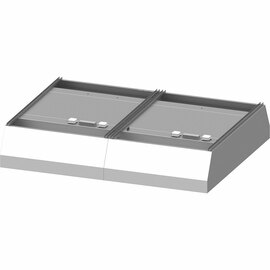 Ceiling hood "Basic Line", trapezoidal shape 2900 mm x 1800 mm with flame protection filter type B product photo