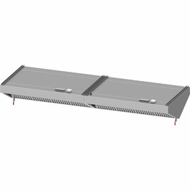 Ceiling hood "Basic Line", inclined shape 3400 mm x 1200 mm with flame protection filter type B product photo