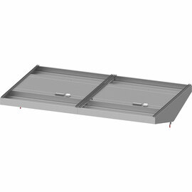 Ceiling hood "Basic Line", inclined shape 3400 mm x 2200 mm with flame protection filter type B product photo