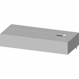 Induction wall hood "Basic Line", box shape 2100 mm x 1100 mm with flame protection filter type B product photo
