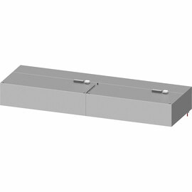 Induction wall hood "Basic Line", box shape 3000 mm x 1200 mm with flame protection filter type B product photo