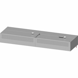 Compensation wall hood "Basic Line", box shape 3000 mm x 1000 mm with flame protection filter type B product photo