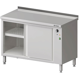 Warming cabinet with sliding doors 1000x600x850 mm with upstand product photo