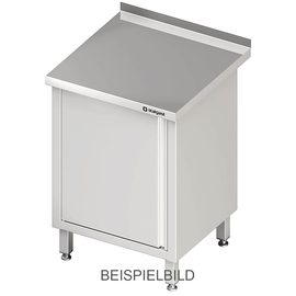 Work cabinet with hinged door, 450x700x850 mm, without upstand, welded product photo