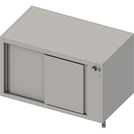 Pass-through heated base cabinet box version 2.0 with sliding doors, base construction 1000x540x660 mm product photo