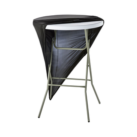 Stretch cover for bar tables of approx. Ø 80 mm, black product photo  S