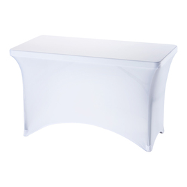 Stretch cover for buffet tables of approx. 1220x610x740 mm (WxDxH mm, white product photo
