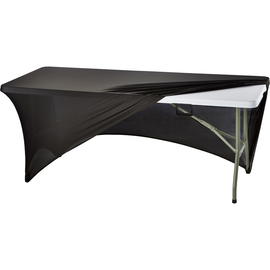 Stretch cover for buffet tables of approx. 1840x750x740 mm, black product photo  S