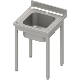 ECO sink without base shelf 600x600x850 mm, with one bowl, with upstand, self-assembly product photo