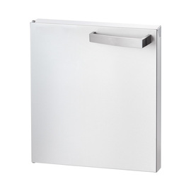 Stainless steel door for base units of the 700 ND series, left hinged, 400 mm wide product photo