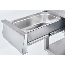 Neutral element with 2 drawers and work surface, Series 700 ND, width 1200 mm product photo  S