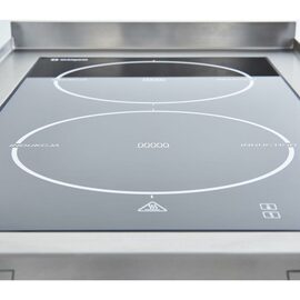 Induction cooker with 2 cooking zones, closed base cabinet, Series 700 ND product photo  S