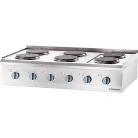 Electric hob as a tabletop unit with 6 hotplates, Series 700 ND product photo