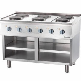 Electric hob as a tabletop unit with 6 hotplates, Series 700 ND product photo  S