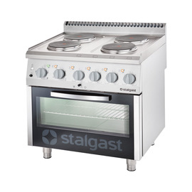 Electric stove with 4 hotplates and convection oven GN 1/1, Series 700 ND product photo