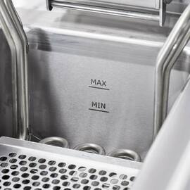 Electric deep fryer as a tabletop unit Series 700 ND - Double deep fryer, 800 x 700 x 250 mm (WxDxH) product photo  S