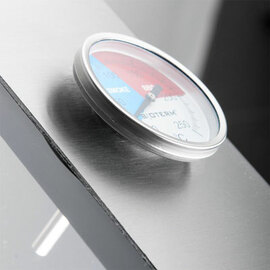 Electric griddle plate as tabletop device with lid, 800x700 mm, smooth grill surface, Series 700 ND product photo  S