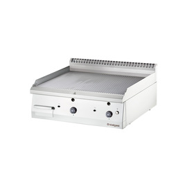 Gas griddle as tabletop device, 800x700 mm, grooved grill surface, Series 700 ND product photo