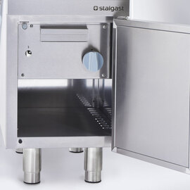 Gas lava stone grill as a freestanding unit, Series 700 ND with V-grate, 400x700x850 mm product photo  S
