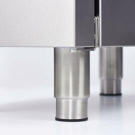 Gas griddle, chrome-plated as a tabletop unit, Series 700 ND - grooved 400x700x250 mm (WxDxH) product photo  S