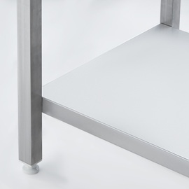 Electric griddle plate as a freestanding unit - grooved, open base, 400 x 700 x 850 mm (W x D x H) product photo  S