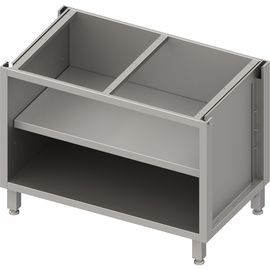 Base cabinet box version 2.0, for legs/base frame, open, with intermediate shelf 400x640x660 mm product photo