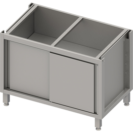Base cabinet box version 2.0, for legs/base frame, with sliding doors 800x640x660 mm product photo
