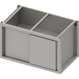 Base cabinet box version 2.0, for legs/base frame, with sliding doors 800x640x660 mm product photo  S