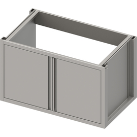 Sink base cabinet box version 2.0, for legs/base frame, with hinged doors 1100x640x660 mm product photo  S