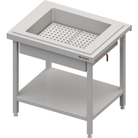 Neutral dispenser with ice tray 2x GN1/1, 920x750x880 mm, stainless steel cover product photo