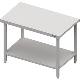 Neutral dispenser with base shelf 1000x750x880 mm, stainless steel worktop product photo