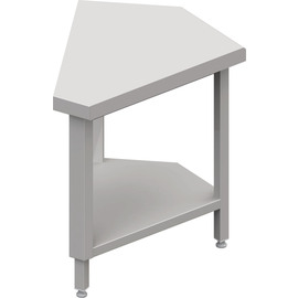 Neutral output 45° outside corner module 644x814x880 mm, stainless steel worktop product photo