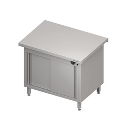 Free Flow warming cabinet with sliding doors 1000x750x880 mm stainless steel worktop product photo