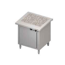 Free Flow warming cabinet with granite warming plate 799x750x880 mm stainless steel cover product photo