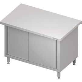 Neutral output "Free Flow" with sliding doors 900x750x880 mm, stainless steel cover plate product photo
