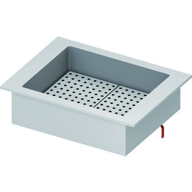 Eiswanne "Drop-In" 2x GN1/1 830x620x210 mm Edelstahlabdeckung product photo