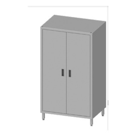 tall cabinet ECO HK 61 with 2 wing doors | 1000 mm x 600 mm H 1800 mm | self-assembly product photo