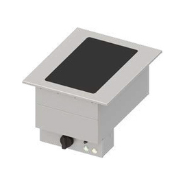 Glass ceramic hotplate "Drop-In" 1xGN 1/1 505x620x390 mm, stainless steel cover product photo